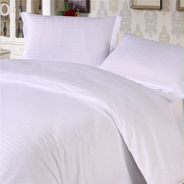 Pure white bedding set